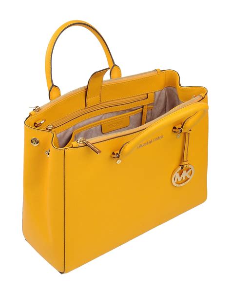 michael kors yellow handbags